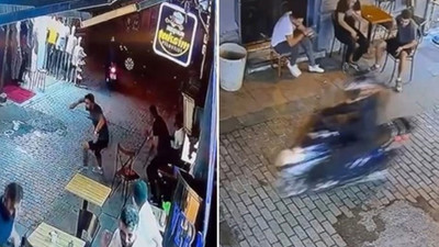 Eski ortak kavgası kanlı bitti! Taksim'de film gibi silahlı saldırı