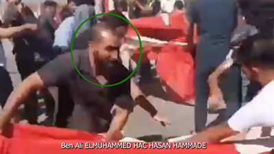 Türk Bayrağına dokunan kirli eller yakalanıyor!