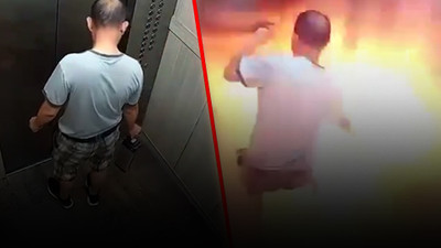 Lityum batarya ile asansöre binen adam, feci şekilde can verdi!