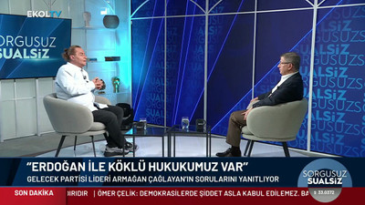 Ahmet Davutoğlu Ekol TV'de Armağan Çağlayan'ın konuğu oldu