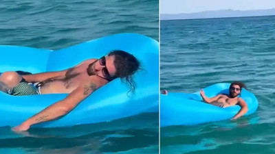 Deniz yatağında uykuya kaldı metrelerce sürüklendi