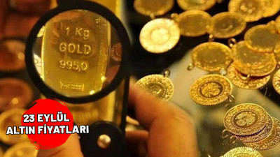 Altın fiyatları son dakika! 23 Eylül gram altın ve çeyrek altın fiyatları ne kadar oldu?