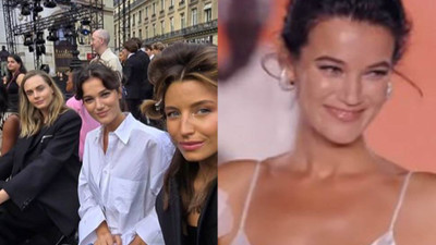 Pınar Deniz dünyaca ünlü güzellik elçileriyle aynı defilede yürüdü!