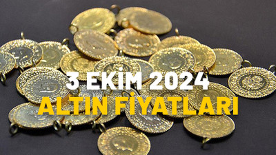 Canlı altın fiyatları 3 Ekim 2024: 22 ayar gram altın, çeyrek altın, cumhuriyet altını ne kadar kaç TL?