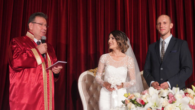 Gazeteci Serkan Alan ve Gül Gündüz evlendi!