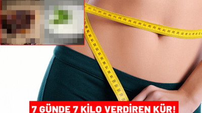 7 günde 7 kilo vermek mümkün. Bu karışımdan sadece 1 kaşık yemeniz yeterli. Cayır cayır yağ yaktırıyor