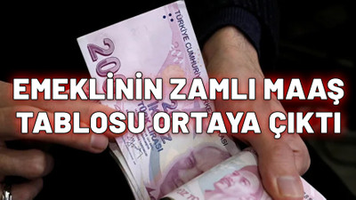 Emeklinin zamlı maaş tablosu ortaya çıktı! 4 tahmin teker teker hesaplandı.
