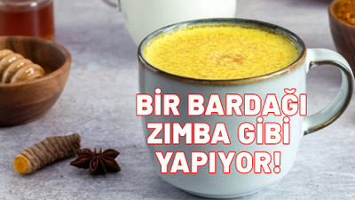 Bir bardağı zımba gibi yapıyor. Asırlardır tüketilen altın sütü evlerinizden eksik etmeyin.