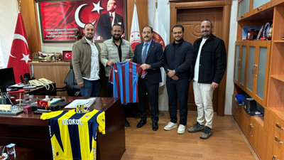 Dev maç öncesi Salihli Fenerbahçeliler Derneği, Salihli Cumhuriyet Başsavcısı Orhan Al’ı ziyaret etti