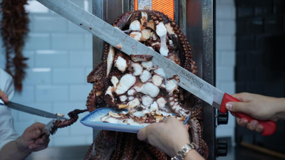 Sonunda bu da oldu: Ankara sokaklarında ahtapot döner