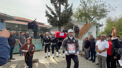 Şehit polis memuru son yolculuğuna uğurlandı