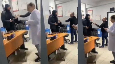Rapor için gitti ortalığı birbirine kattı!