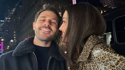 Hande Erçel derin dekolteli leopar elbisesiyle büyüledi! Hakan Sabancı'ya bakışları dikkat çekti