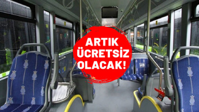 Toplu taşıma kullananlar dikkat. Artık ücretsiz olacak. Herkes öğrenmeli
