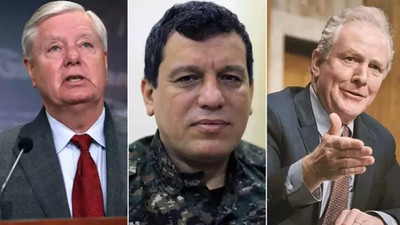 Terörist Mazlum Abdi'yi dinlediler: ABD'li senatörlerden Türkiye'ye skandal tehdit!