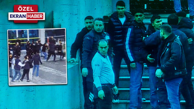 Adliyede polislere saldırdılar! Kalabalık grup ortalığı savaş alanına çevirdi