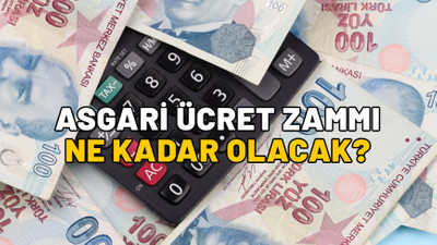 ASGARİ ÜCRET ZAMMI NE KADAR OLACAK? 2025 asgari ücreti tahmini ne kadar olur?