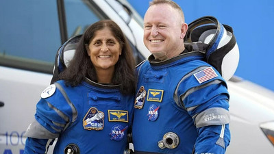 Uzayda mahsur kalan ABD’li astronot rekor kırdı: 10 ay daha oradalar!