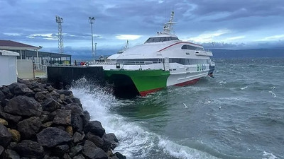 Bursa deniz otobüslerinin 2 seferi iptal edildi!