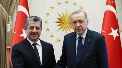 Cumhurbaşkanı Erdoğan, IKBY Başbakanı Barzani'yi kabul etti