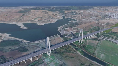 Kanal İstanbul hızla yükseliyor! İlk köprü 90 metreyi geçti