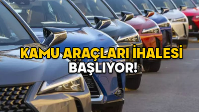 KAMU ARAÇLARI İHALESİ 2025: Kamu araçları ihalesi şartları neler? Başvurular nereden yapılacak?