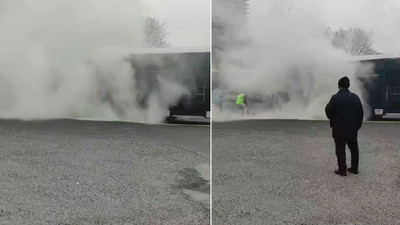 Metrobüste korku dolu anlar! Yolcular hızla tahliye edildi