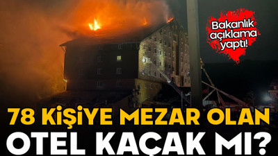 Kartalkaya'daki Grand Kartal Otel kaçak mı? Bakanlık açıklama yaptı!