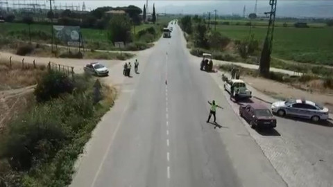 Salihli Jandarma’dan drone destekli denetim