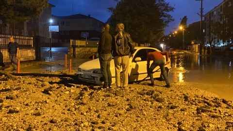 Kütahya’da sağanak yağış