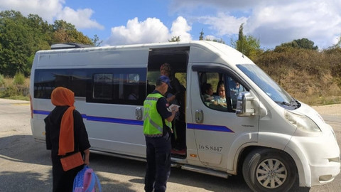 Bursa'da Jandarmadan Okul Servislerine Geniş Çaplı Denetim