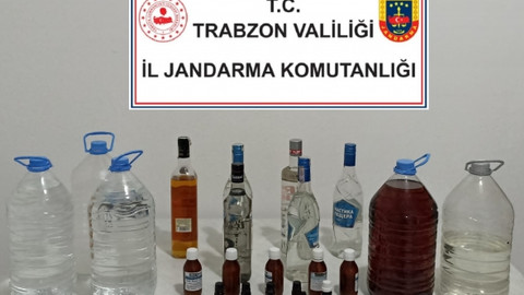 Halkı zehirleyemeden suç üstü yakalandı! Litrelerce sahte içki ele geçirildi