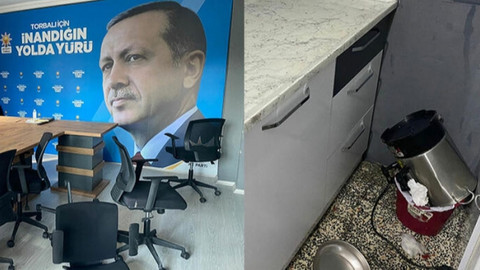 AK Parti irtibat bürosuna sopalı saldırı!