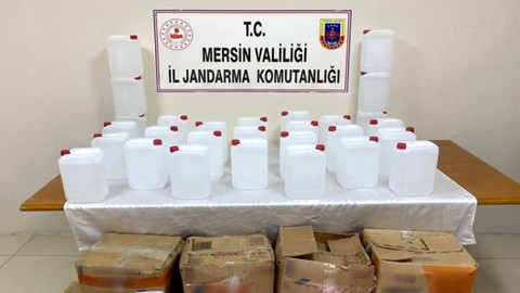 Sahte alkol üretimine jandarma engeli!