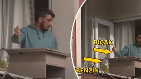 Müteahhite kızıp evi yakmaya kalktı: Mahalleyi birbirine kattı!