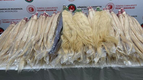 Sabiha Gökçen'de 54 kilo insan saçı ele geçirildi: 800 bin TL değerinde