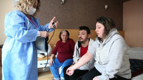 Depremzedeler için "Mobil Sağlık Hizmeti"