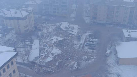Elbistan'daki yıkım havadan görüntülendi
