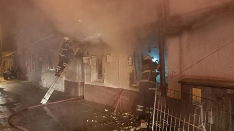 Sobadan sıçrayan kıvılcımlar yangına sebep oldu!