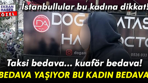 Akıllarda Cem Karaca şarkısı… Havayla bulutun yanına taksi ve kuaförü de ekledi! İstanbullular dikkat: Bu kadın hayatı bedavaya getiriyor