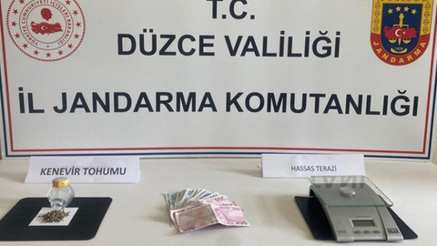 Düzce’de jandarmadan uyuşturucu operasyonu: Zehir taciri hapsi boyladı