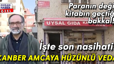 Paranın değil, kitabın geçtiği bakkal! Kanber amcaya hüzünlü veda: Çocuklarla arasına kentsel dönüşüm girdi