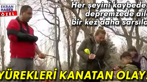 Yürekleri kanatan olay! 30 saniyede her şeylerini kaybeden aile bir kez daha sarsıldı
