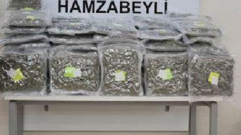 Edirne'de 63 kilo uyuşturucu ele geçirildi
