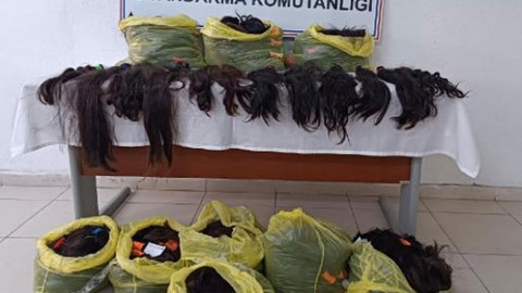Jandarma’dan kaçakçılara operasyon: 1,5 milyon liralık saç ele geçirildi