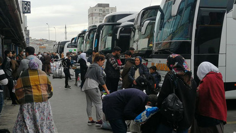 Otogarlarda seçim hareketliliği: Ek seferler konuldu
