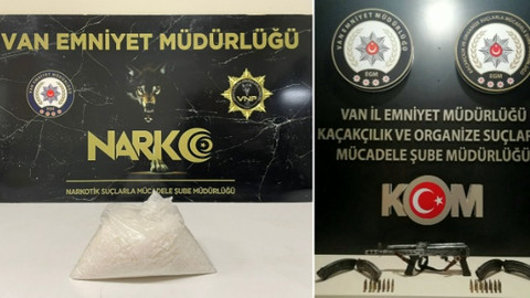 Van'da silah ve uyuşturucu tacirlerine operasyon: 1 kişi tutuklandı