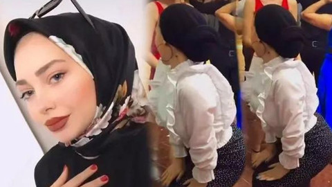 TikTok fenomeni Esra Rabia Ünal, içkiyle ayaklarını yıkadı