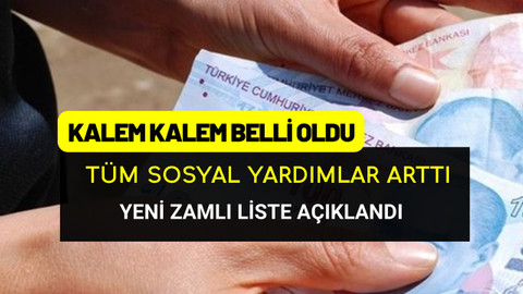 Sosyal Destek Ödemelerine Zam! Dul, Yetim ve 65 Yaş Aylığı...