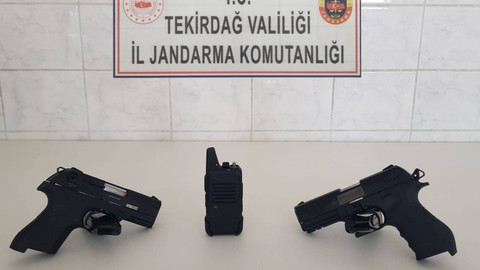Tekirdağ'da silah tacirine operasyon